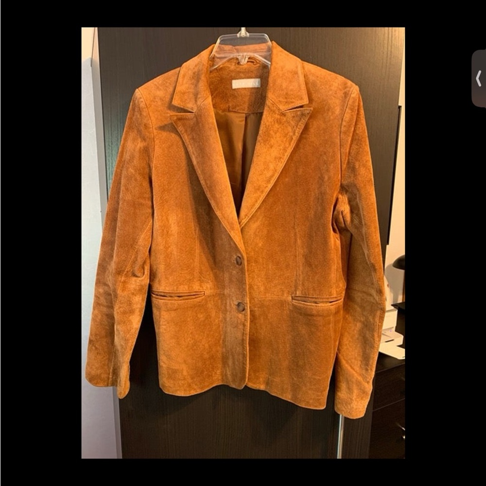 Kate Hill Brown Suede Blazer